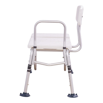 Tub Transfer Bench – Adjustable Height, U-Guard, 400 lb