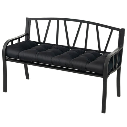 Tufted Indoor Outdoor Bench Cushion, 52 x 19.5 x 6