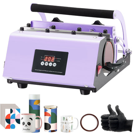Tumbler Heat Press for 11-30 Oz Mugs, Touchscreen