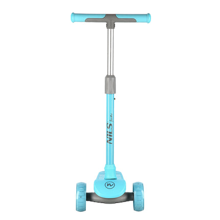 Turquoise Kick Scooter, Adjustable Height, Lightweight