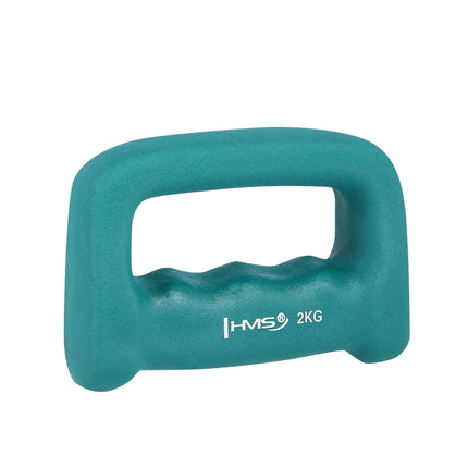 Turquoise Neoprene Dipping Dumbbell 2.0 kg