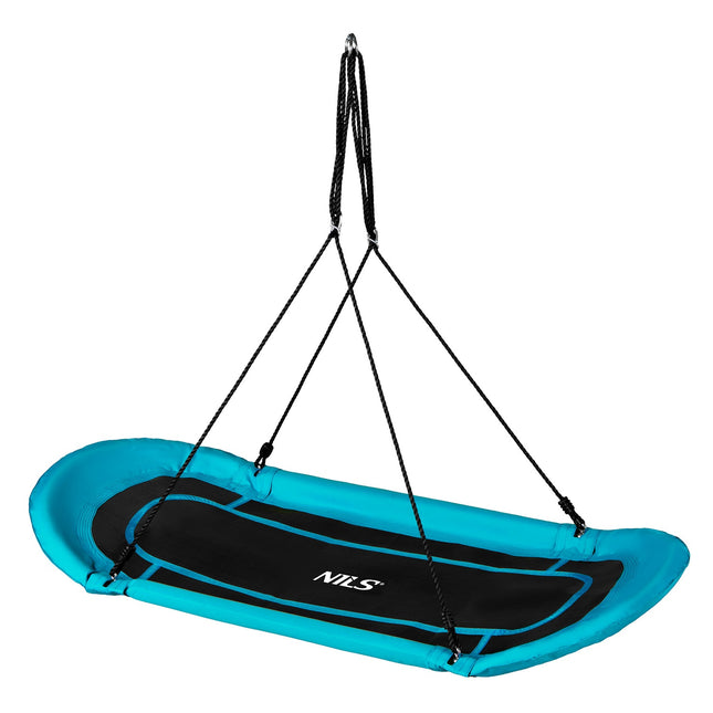 Turquoise Saucer Swing, Outdoor Hanging Seat
