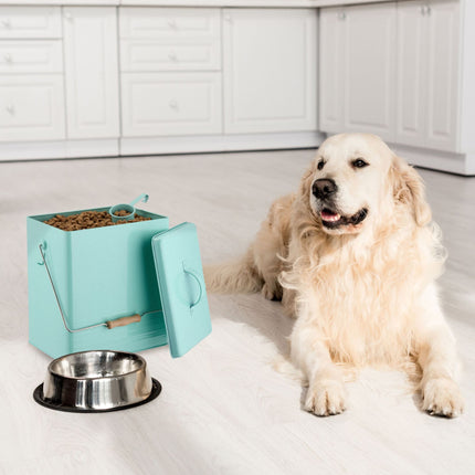 Turquoise lunch box set of 2
