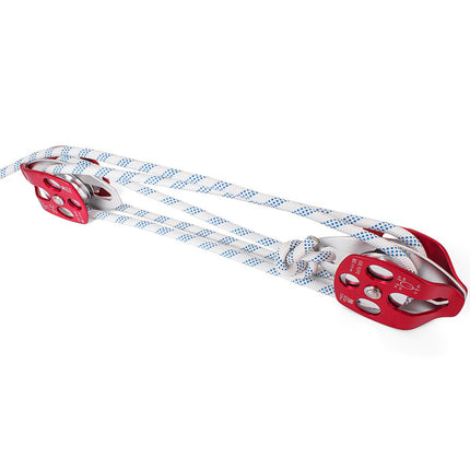 Twin Sheave Block and Tackle, 12 mm Rope, 7700 lb