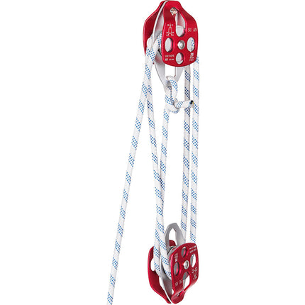 Twin Sheave Block and Tackle, 12 mm Rope, 7700 lb