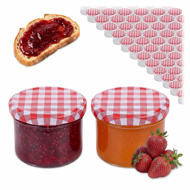 Twist-Off Preserving Jars, 220 ml, Airtight Lids