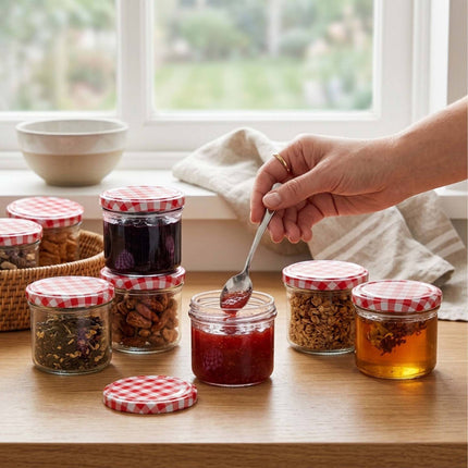 Twist-Off Preserving Jars, 220 ml, Airtight Lids