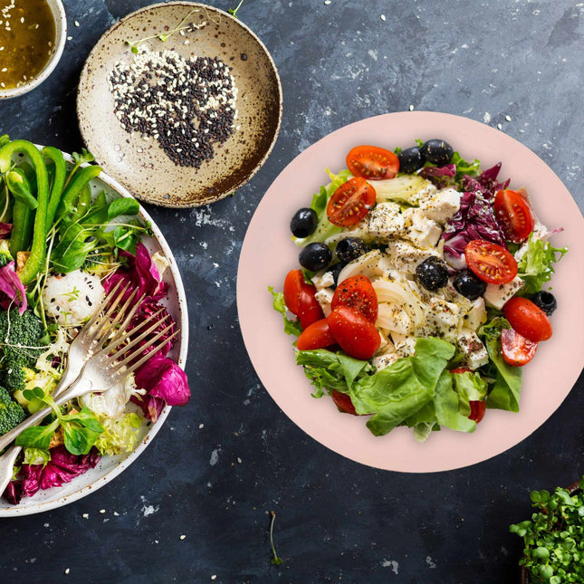 Two-Tone Stainless Steel Serving Bowl