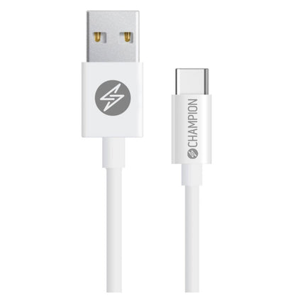 USB-A to USB-C Cable 2m White