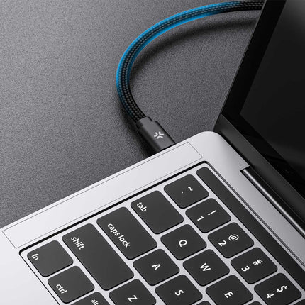 USB-C to USB-C Cable 60W, Magnetic Braided, 1m Black