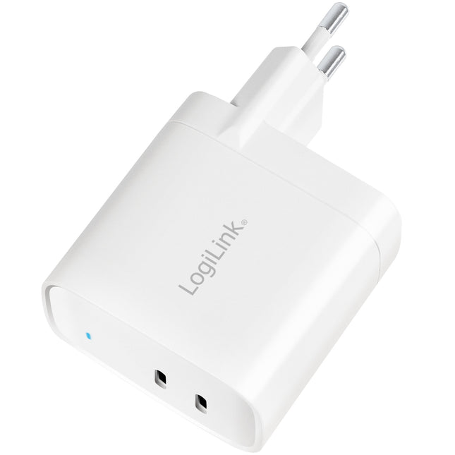 USB charger 2 x USB-C PD 40W GaN