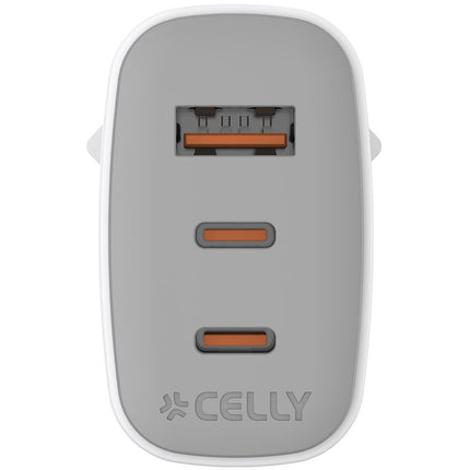 USB charger GaN 1 x USB-A + 2 x USB-C PD 65W