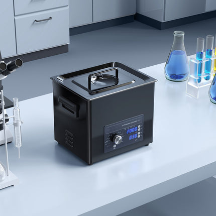 Ultrasonic Cleaner 10L, Stainless Steel, 40kHz Knob Control