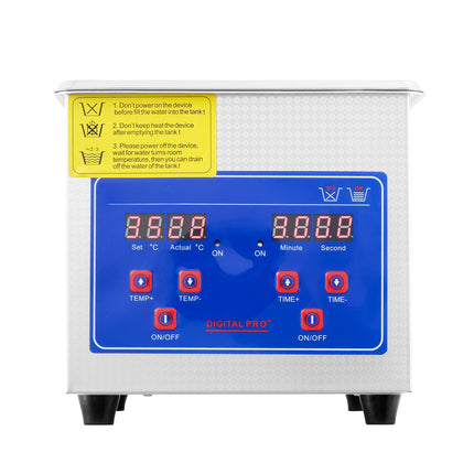 Ultrasonic Cleaner 1.3L, 40kHz, Digital Timer, Heater