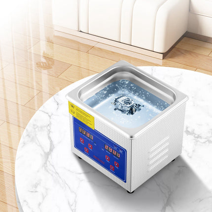 Ultrasonic Cleaner 1.3L, 40kHz, Digital Timer, Heater