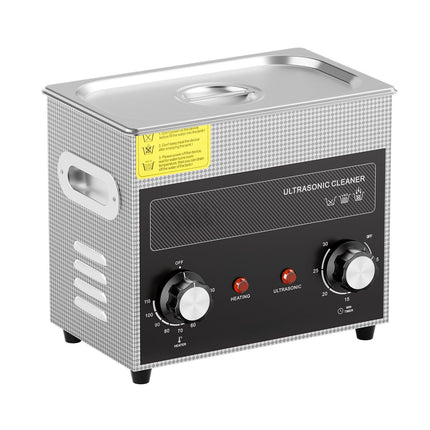Ultrasonic Cleaner 3L with Heater, Timer and Basket 120W