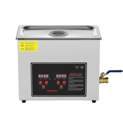 Ultrasonic Cleaner 6L, Digital Timer, Heater, Stainless Steel