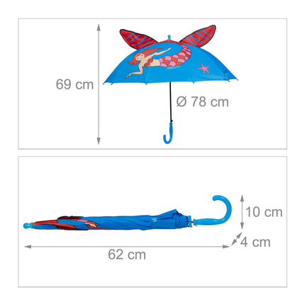 Umbrella for children "Mermaid"