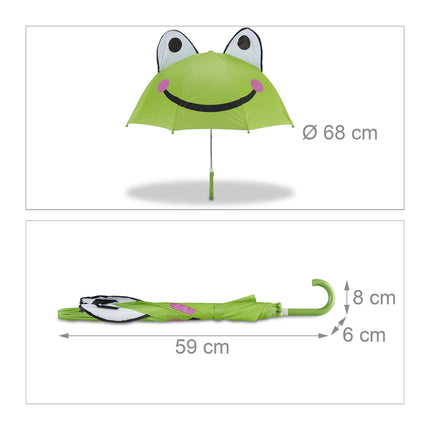 Umbrella for children with 3D motifs