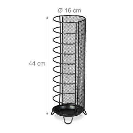 Umbrella stand in metal