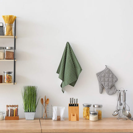 Unassembled knife block in bamboo
