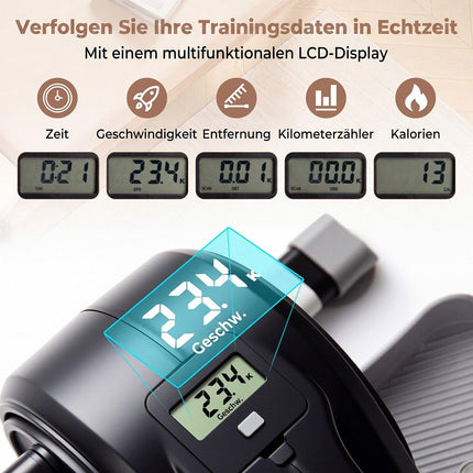 Under Desk Elliptical Pedal Exerciser, Magnetic Resistance