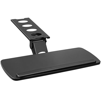 Under-Desk Keyboard Tray, Slide-Out, Adjustable Tilt 25x9.8 in