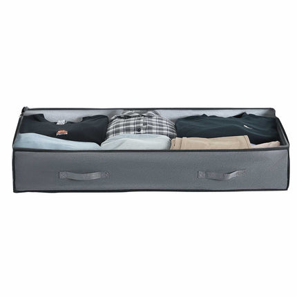 Underbed Storage Containers, Clear Lid, 90L, 6-Pack