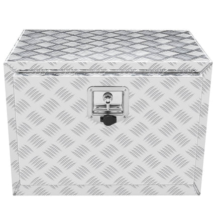 Underbody Aluminum Diamond Plate Tool Box, Lock, 24x14x16 in