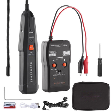 Underground Wire Locator, 6.5 Ft Depth, 3280 Ft Range