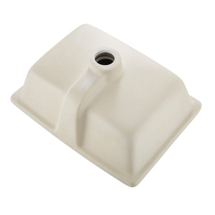 Undermount Bathroom Sink, 400 x 305 mm Ceramic, Overflow