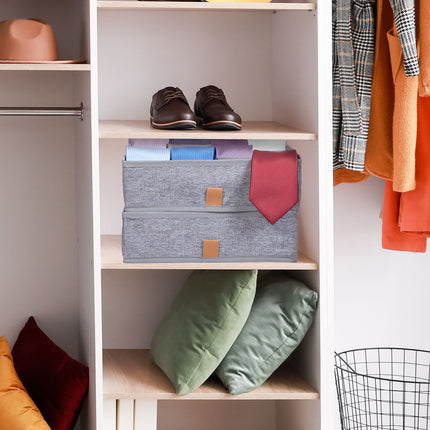 Underwear Drawer Organisers, Set of 4 with 16 Compartments