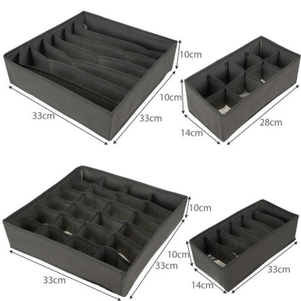 Underwear organizer - set of 4 pcs. Ruhy 19914