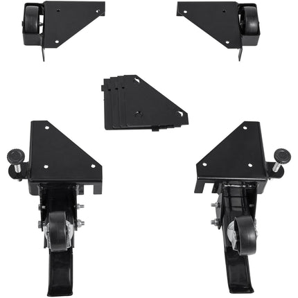 Universal Mobile Base Stand, 400 lb, Adjustable, Swivel Wheels