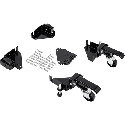 Universal Mobile Base Stand, 400 lb, Adjustable, Swivel Wheels