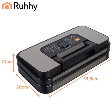 Vacuum Sealer 125W, Double Pump, Built-In Cutter, 95 kPa