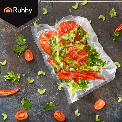 Vacuum Sealer Foil Roll, 28x600cm, Knurled, Clear