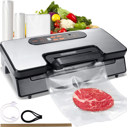Vacuum Sealer Machine 90 kPa, Stainless Steel, Bag Cutter