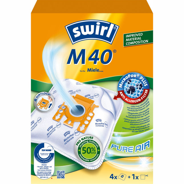 Vacuum cleaner bags M40 NOTE 3X4PCS 3PCS DFP