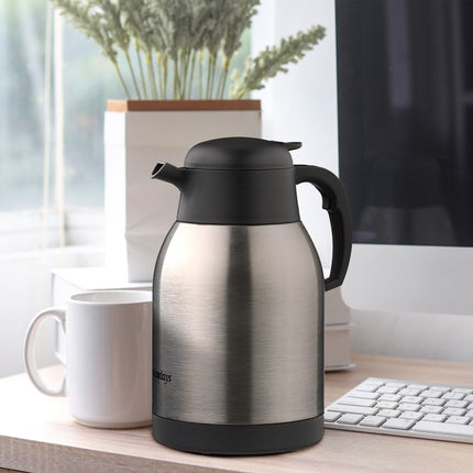Vacuum jug in stainless steel 2 liters