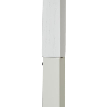 Valet Suit Stand, 107 cm, White, Steel/Wood Effect