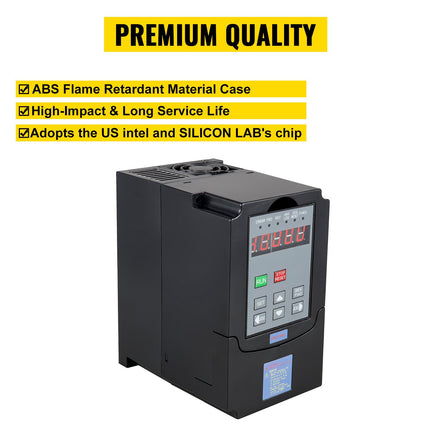 Variable Frequency Drive 5.5kW 220V, 1-3 Phase In, 3-Phase Out