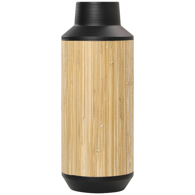 Flower vase in metal, non-slip, country style, 42 Cm