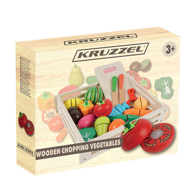 Vegetables wooden chopping board 21942