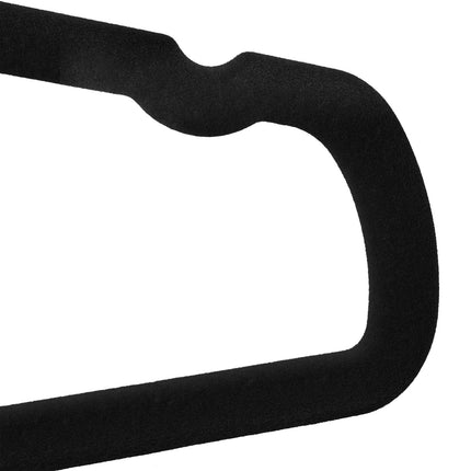 Velvet Flocked Coat Hangers, Non-Slip, Set of 50