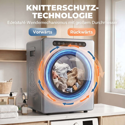 Vented Tumble Dryer 5kg, 1000W, Compact, Silver