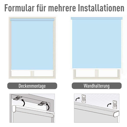 Balcony Roller blind, Polyester, Wind protection, 140x200 cm
