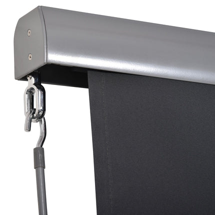 Balcony protection screen with hand crank, 100x140cm