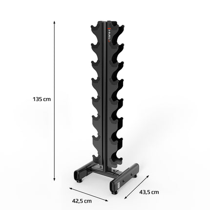 Vertical Dumbbell Rack for Women, Semi-Commercial Use