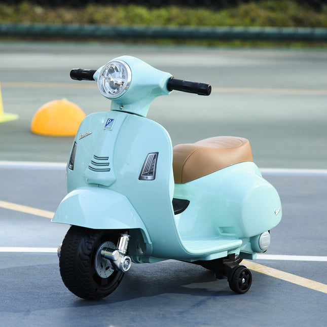Electric Ride-On Vespa for children, 18-36 months, green